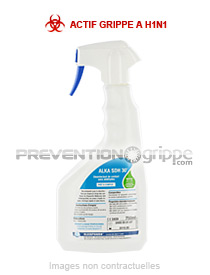 Spray désinfectant de contact ALKA SDH30 - Faible teneur en alcools